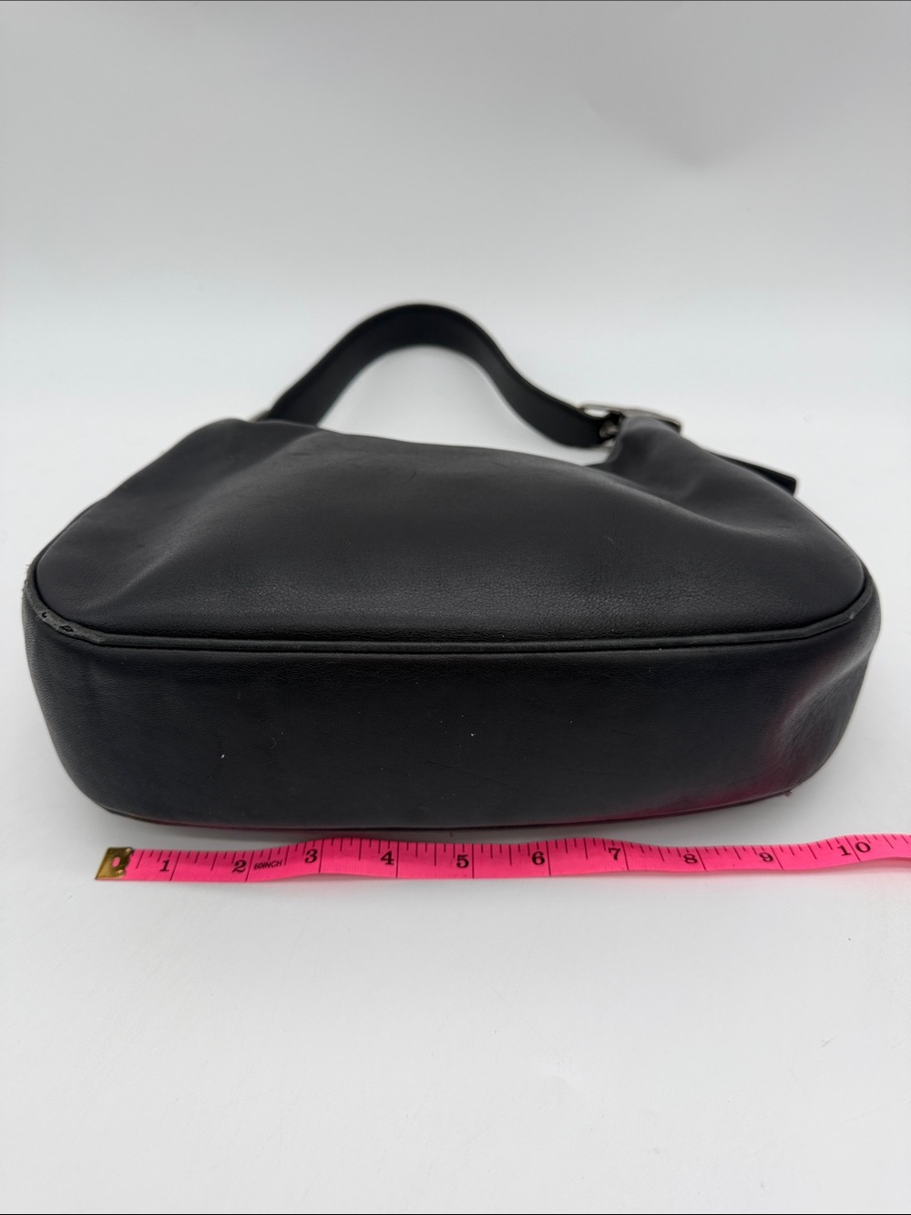 Vintage Coach Legacy West Zoe Crescent Hobo Bag Purse Leather Black 9342 - Picture 4 of 15